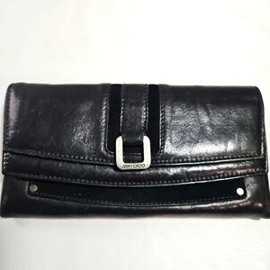 Jimmy Choo Black Leather Wallet